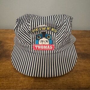 Thomas & Friends Day Out With Thomas Engineer Conductor Hat Blue White Striped